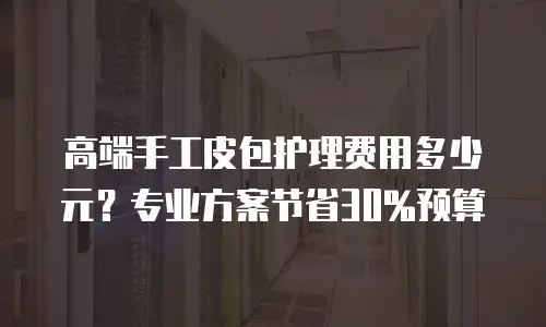 高端手工皮包护理费用多少元？专业方案节省30%预算