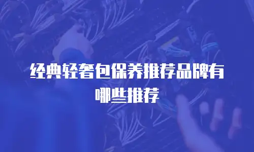 经典轻奢包保养推荐品牌有哪些推荐
