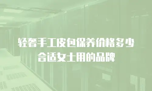 轻奢手工皮包保养价格多少合适女士用的品牌
