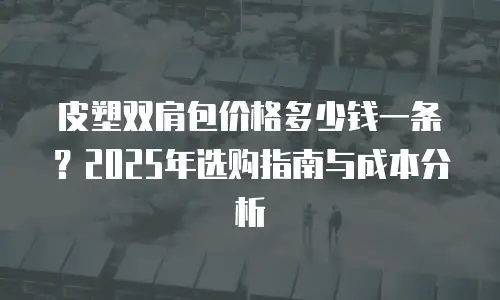 皮塑双肩包价格多少钱一条？2025年选购指南与成本分析
