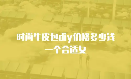 时尚牛皮包diy价格多少钱一个合适女