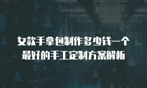 女款手拿包制作多少钱一个最好的手工定制方案解析