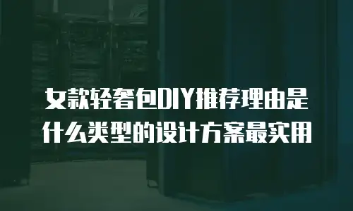 女款轻奢包DIY推荐理由是什么类型的设计方案最实用
