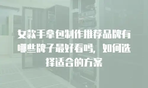 女款手拿包制作推荐品牌有哪些牌子最好看吗，如何选择适合的方案