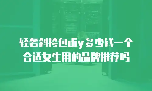 轻奢斜挎包diy多少钱一个合适女生用的品牌推荐吗