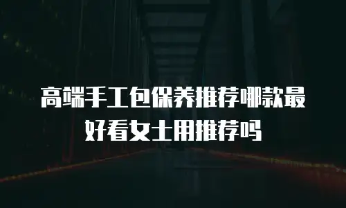 高端手工包保养推荐哪款最好看女士用推荐吗