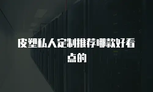 皮塑私人定制推荐哪款好看点的