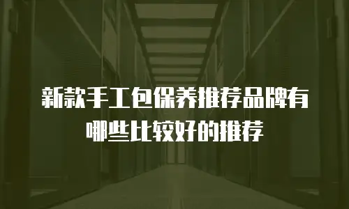 新款手工包保养推荐品牌有哪些比较好的推荐