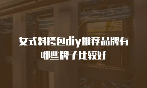 女式斜挎包diy推荐品牌有哪些牌子比较好