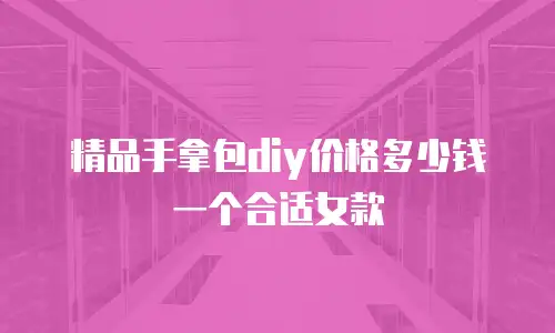 精品手拿包diy价格多少钱一个合适女款