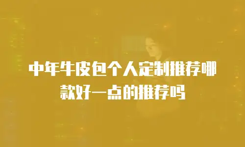 中年牛皮包个人定制推荐哪款好一点的推荐吗