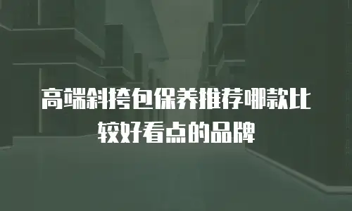 高端斜挎包保养推荐哪款比较好看点的品牌