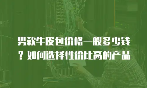 男款牛皮包价格一般多少钱？如何选择性价比高的产品