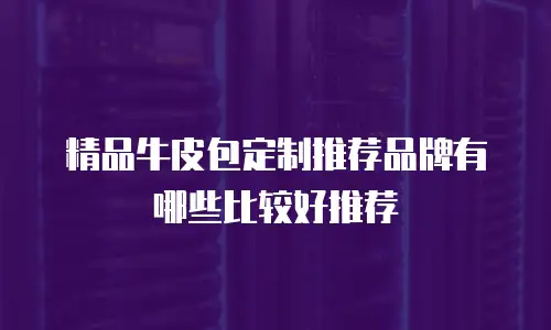 精品牛皮包定制推荐品牌有哪些比较好推荐