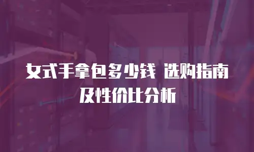 女式手拿包多少钱 选购指南及性价比分析