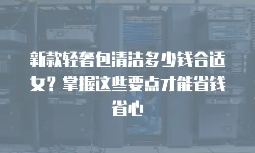 新款轻奢包清洁多少钱合适女？掌握这些要点才能省钱省心