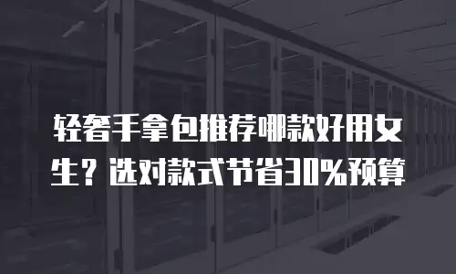 轻奢手拿包推荐哪款好用女生？选对款式节省30%预算