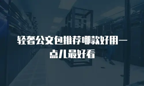轻奢公文包推荐哪款好用一点儿最好看