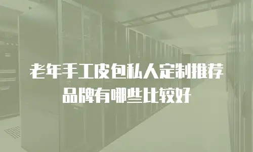 老年手工皮包私人定制推荐品牌有哪些比较好