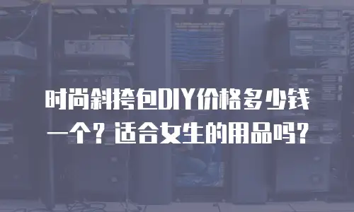 时尚斜挎包DIY价格多少钱一个？适合女生的用品吗？