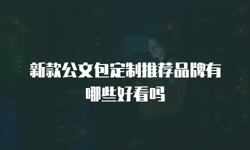 新款公文包定制推荐品牌有哪些好看吗