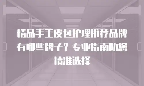 精品手工皮包护理推荐品牌有哪些牌子？专业指南助您精准选择