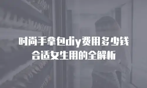 时尚手拿包diy费用多少钱合适女生用的全解析