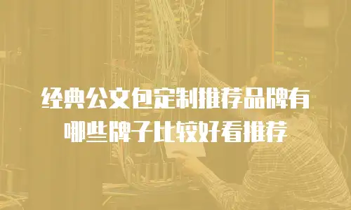 经典公文包定制推荐品牌有哪些牌子比较好看推荐