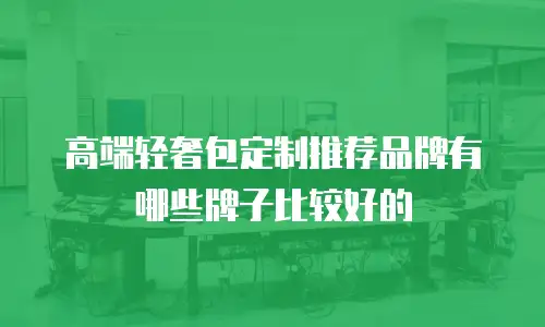 高端轻奢包定制推荐品牌有哪些牌子比较好的