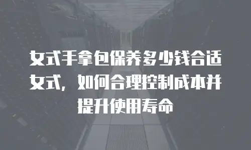 女式手拿包保养多少钱合适女式，如何合理控制成本并提升使用寿命