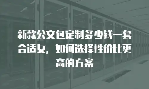 新款公文包定制多少钱一套合适女，如何选择性价比更高的方案