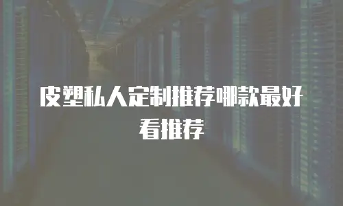 皮塑私人定制推荐哪款最好看推荐