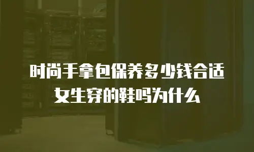 时尚手拿包保养多少钱合适女生穿的鞋吗为什么