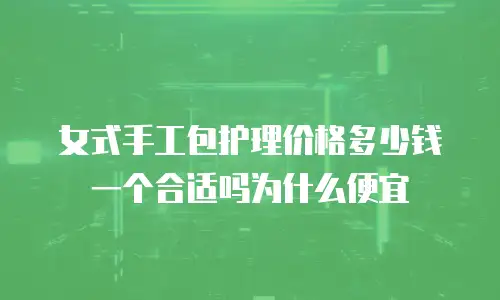 女式手工包护理价格多少钱一个合适吗为什么便宜