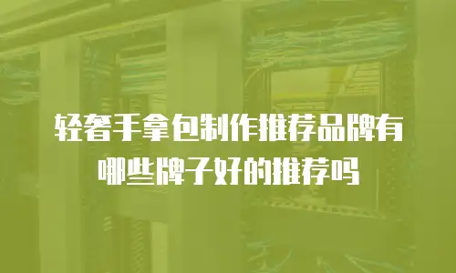 轻奢手拿包制作推荐品牌有哪些牌子好的推荐吗