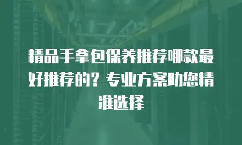 精品手拿包保养推荐哪款最好推荐的？专业方案助您精准选择