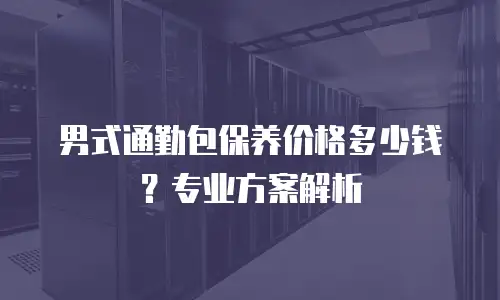 男式通勤包保养价格多少钱？专业方案解析