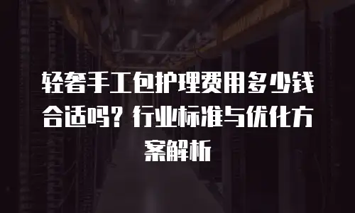 轻奢手工包护理费用多少钱合适吗？行业标准与优化方案解析