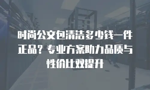时尚公文包清洁多少钱一件正品？专业方案助力品质与性价比双提升