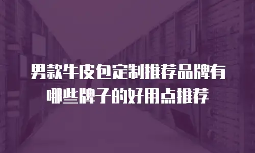 男款牛皮包定制推荐品牌有哪些牌子的好用点推荐