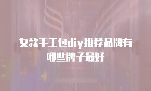 女款手工包diy推荐品牌有哪些牌子最好