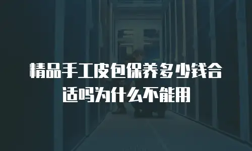 精品手工皮包保养多少钱合适吗为什么不能用