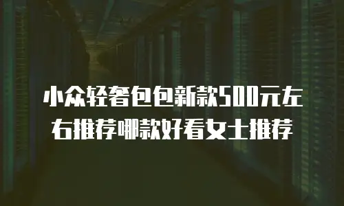 小众轻奢包包新款500元左右推荐哪款好看女士推荐