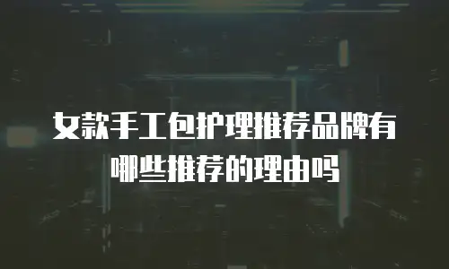 女款手工包护理推荐品牌有哪些推荐的理由吗