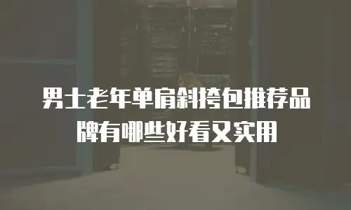 男士老年单肩斜挎包推荐品牌有哪些好看又实用