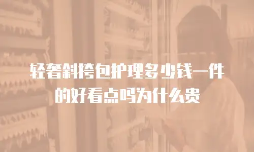 轻奢斜挎包护理多少钱一件的好看点吗为什么贵