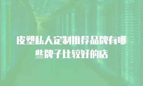皮塑私人定制推荐品牌有哪些牌子比较好的店