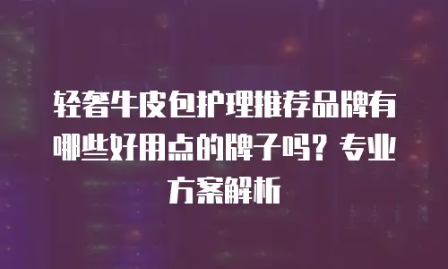 轻奢牛皮包护理推荐品牌有哪些好用点的牌子吗？专业方案解析