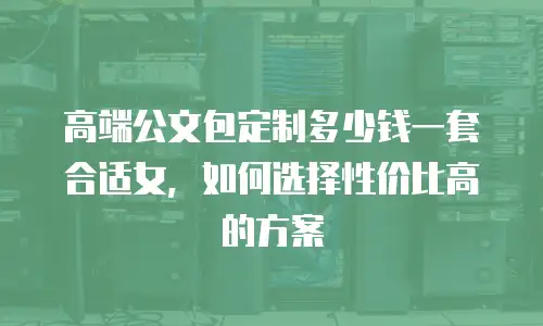 高端公文包定制多少钱一套合适女，如何选择性价比高的方案