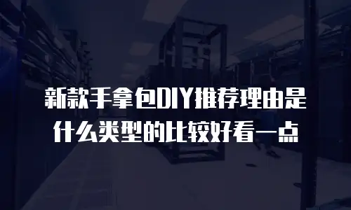 新款手拿包DIY推荐理由是什么类型的比较好看一点
